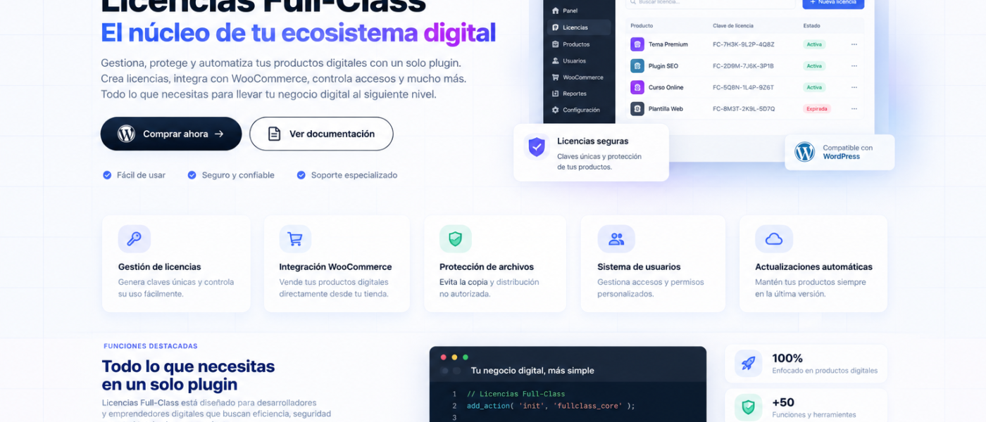 ¿Que tanto trabajo ahorro si adquiero Licencia Full Class?